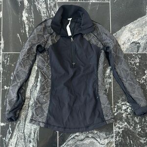 Lululemon Women's Black and Gray Reflective Jacket